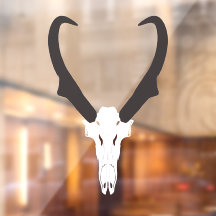 Customizable Pronghorn Skull
