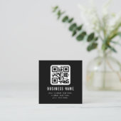 Customizable QR Code & Editable Text Design Begleitkarte (Stehend Vorderseite)