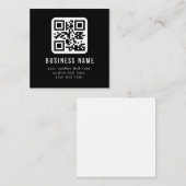 Customizable QR Code & Editable Text Design Mitteilungskarte (Vorne/Hinten)