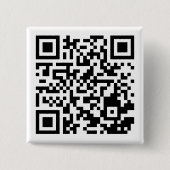 Customizable QR Code Square Button for Any Purpose (Vorderseite)