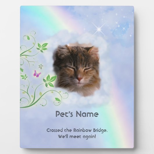 (Customizable) Rainbow Bridge Fotoplatte (Vorderseite)