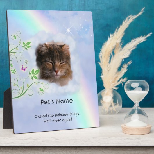 (Customizable) Rainbow Bridge Fotoplatte (Seite)