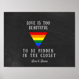 Customizable Rainbow Pride Poster