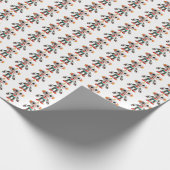 Customizable Robot Kids Geschenkpapier (Ecke)