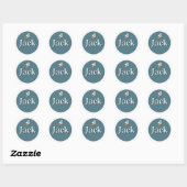 Customizable Rocket Space Kids Name Sticker (Blatt)