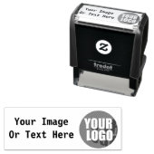 Customizable Rubber Stamp Business Logo Permastempel (Beispiel)