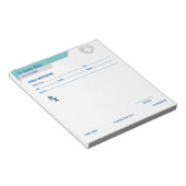 Customizable RX Pad for Doctors - Prescription Pad Notizblock (angewinkelt)
