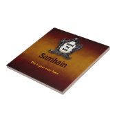 Customizable Samhain Ceramic Tile Fliese (Seite)