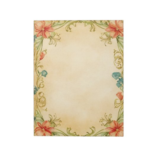 Customizable Scrapbook & Junk Journal Supplies Notizblock (Rotiert)