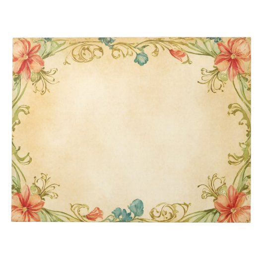 Customizable Scrapbook & Junk Journal Supplies Notizblock (Vorderseite)