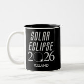 Customizable Solar Eclipse 2026 Mug Zweifarbige Tasse (Links)