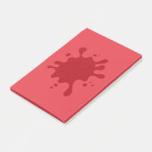 Customizable Splash Design Post-It Notes Klebezettel (angewinkelt)