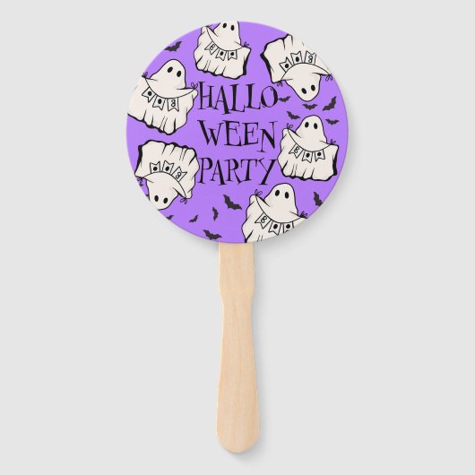 Customizable Spooky & Fun Halloween Fächer (Rückseite)