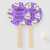 Customizable Spooky & Fun Halloween Fächer (Vorne und Hinten)