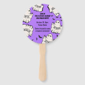 Customizable Spooky & Fun Halloween Fächer (Vorderseite)