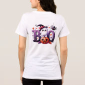 Customizable Spooky Ghost Cats Tee (Rückseite)