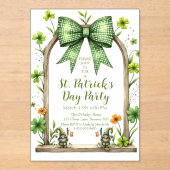 Customizable St. Patrick’s Day Invitation  Acryleinladungen (Vorderseite)