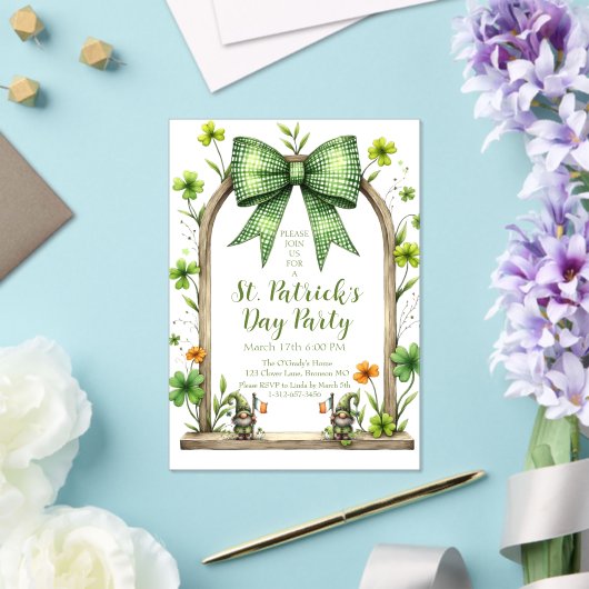 Customizable St. Patrick’s Day Invitation  Acryleinladungen (In Situ (Hochzeit))