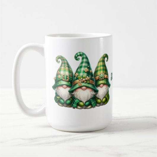 Customizable St. Patrick's Day Kaffeetasse (Links)