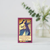 Customizable St. Philomena Prayer Card Telefonnummerkarte (Stehend Vorderseite)