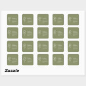 Customizable stickers  –Flowers or skincare (Blatt)