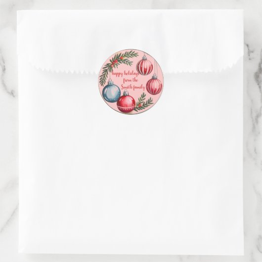 Customizable Stickers for Holiday Packages  (Tasche)