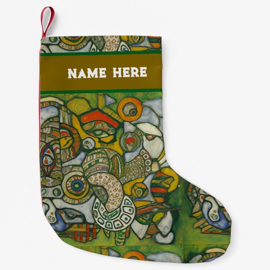 Customizable stocking kleiner weihnachtsstrumpf (Vorderseite)