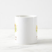 Customizable Sunflower Heart Mother’s Day Mug Kaffeetasse (Mittel)