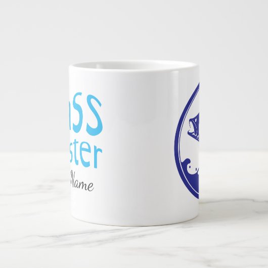 Customizable (SVG Controled Illustrations) NAME Jumbo-Tasse (Vorderseite)
