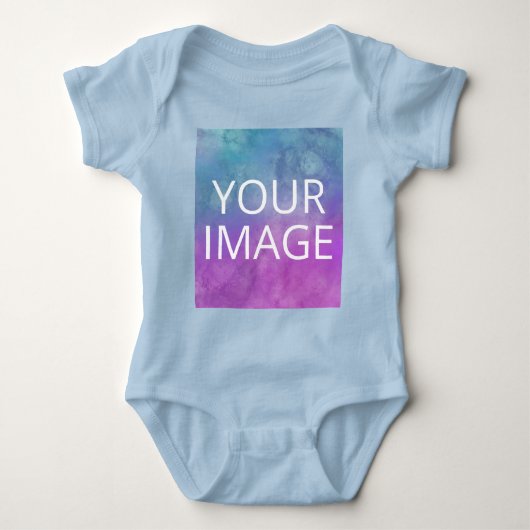 Customizable T-shirt Template – Add Your Image Baby Strampler (Vorderseite)