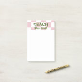 Customizable Teacher Post-it Klebezettel (Auf Schreibtisch)