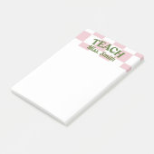 Customizable Teacher Post-it Klebezettel (angewinkelt)