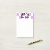 Customizable Teacher Post-it Klebezettel (Auf Schreibtisch)