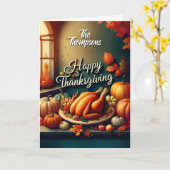 Customizable Thanksgiving  Karte (Gelbe Blume)