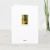 CUSTOMIZABLE//TREE MIT "GESCHNITZTEM" NAMES/FALL KARTE (Rückseite)