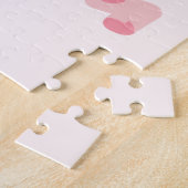 Customizable Two Linked Hearts Love Design Puzzle (Seite)