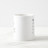Customizable "Undisputed #1 Bonus Grandpa" Gift  Kaffeetasse (Mittel)