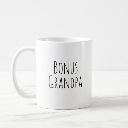 Customizable "Undisputed #1 Bonus Grandpa" Gift  Kaffeetasse (Links)