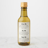Customizable Vanilla Extract label VE_002_04c Weinetikett (Vorderseite)