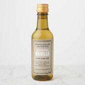 Customizable Vanilla Extract Label ZVE_07b Weinetikett (Vorderseite)