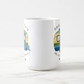 Customizable Vintage Camper Travel Coffee Kaffeetasse (Mittel)