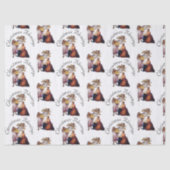Customizable Vintage Nativity Tissue Paper Seidenpapier (Vorderseite)