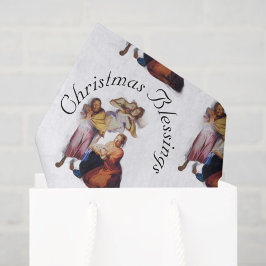 Customizable Vintage Nativity Tissue Paper Seidenpapier