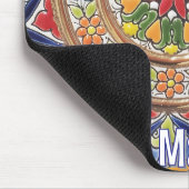 Customizable Vintage Spanish Tile Mousepad (Ecke)