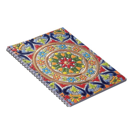 Customizable Vintage Spanish Tile Notizblock (Rechte Seite)