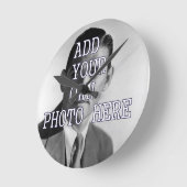CUSTOMIZABLE WALL CLOCK - ADD YOUR OWN IMAGES RUNDE WANDUHR (Winkel)