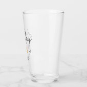 Customizable Wedding Bride Glass Tumbler (Links)