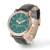 Customizable wedding gift for newlyweds or couples armbanduhr (Winkel)