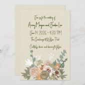 Customizable Wedding Invitation Einladung (Vorne/Hinten)