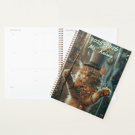 Customizable Whiskers Magical Cat Calendar Planer (Anzeige)